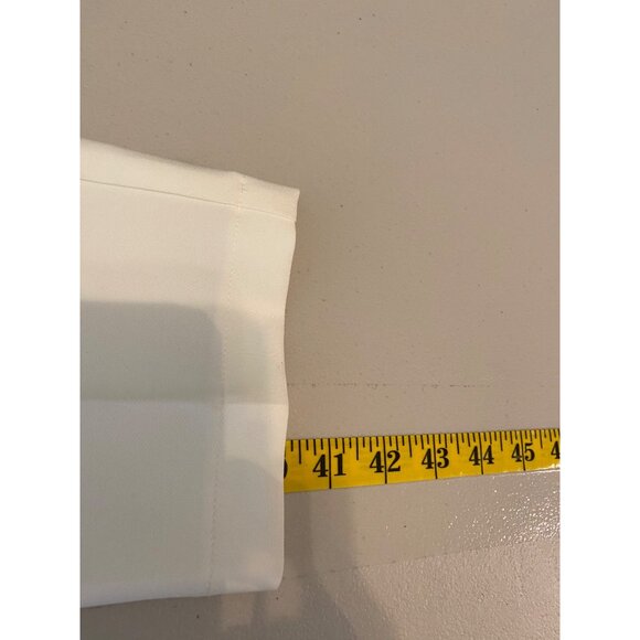 HAVE Los Angelos White Straight-Leg Trousers With Tie Waist Medium - Picture 8 of 11